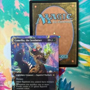 Camellia, the Seedmiser [Borderless] [BLB] #346 (Raised Golden Foil)