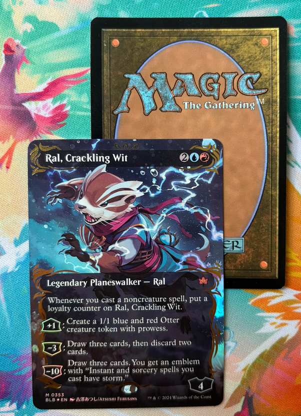 Ral, Crackling Wit (Raised Golden Foil)