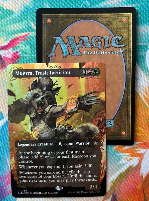 Muerra, Trash Tactician (Raised Golden Foil)