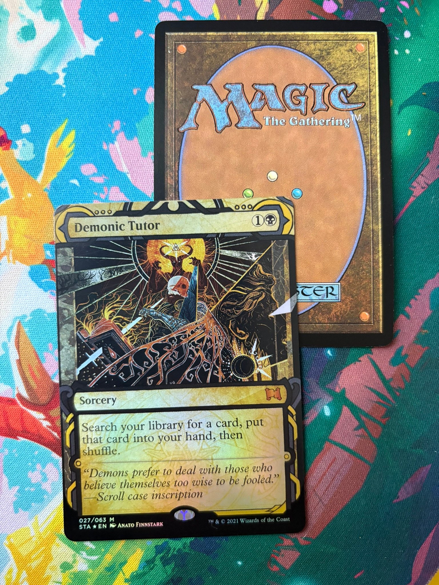Demonic Tutor STA #027 Foil