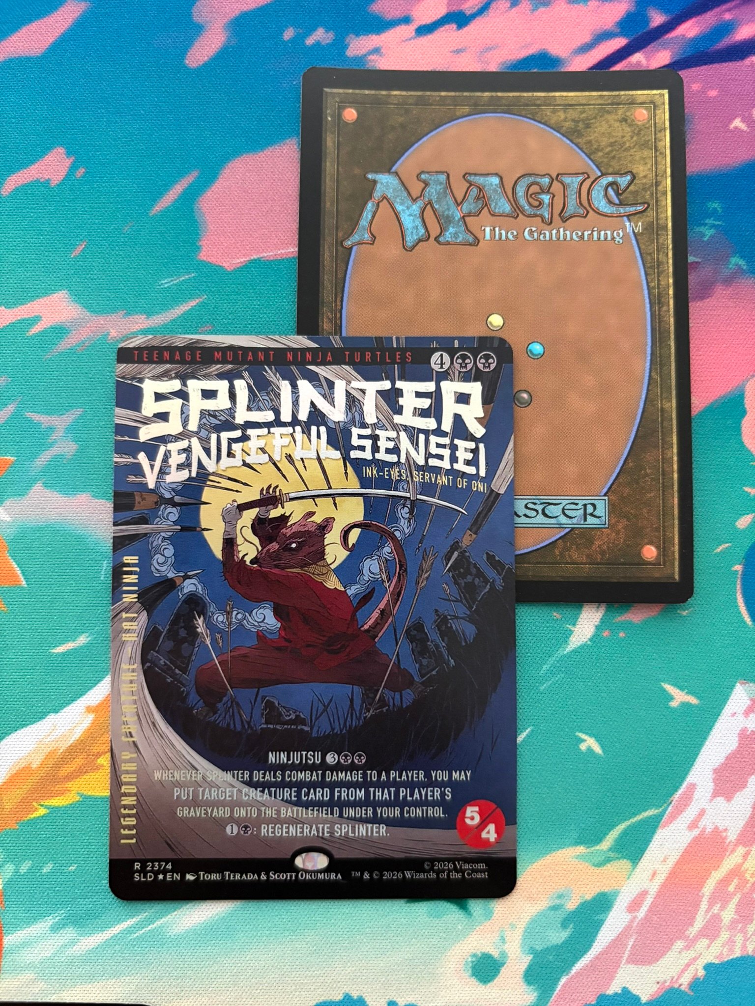 Splinter, Vengeful Sensei - Ink-Eyes, Servant of Oni SLD #2374 Foil