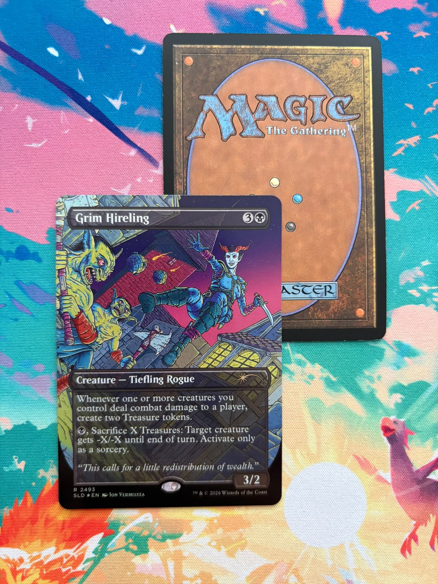 Grim Hireling SLD #2493 Foil