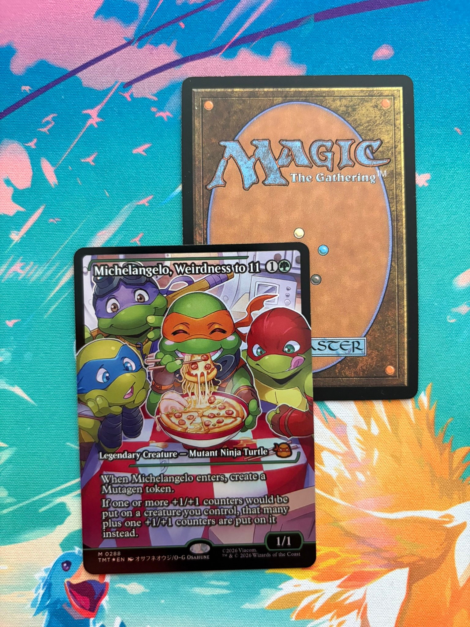 Michelangelo, Weirdness to 11 TMT #0288 Foil