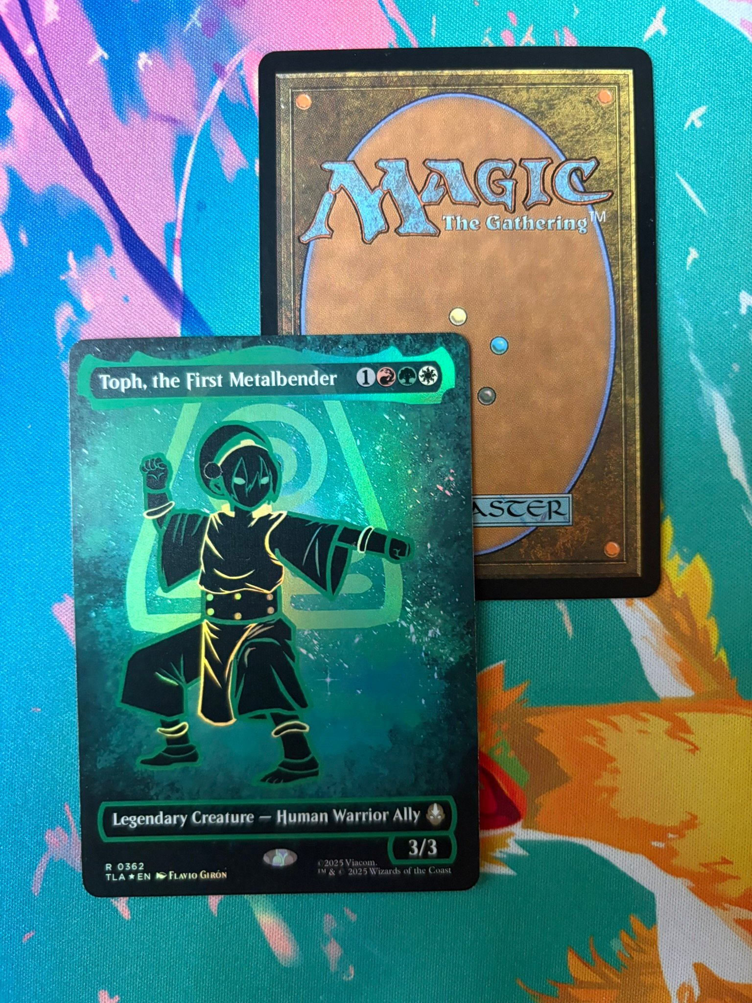 Toph, the First Metalbender TLA #362 Raised Foil