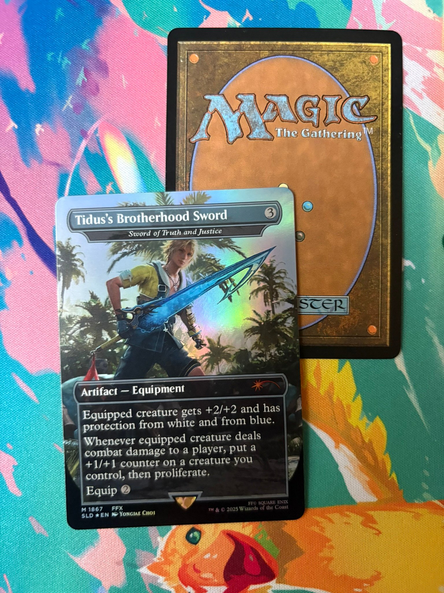 Tidus's Brotherhood Sword (Sword of Truth and Justice) SLD #1867 Foil