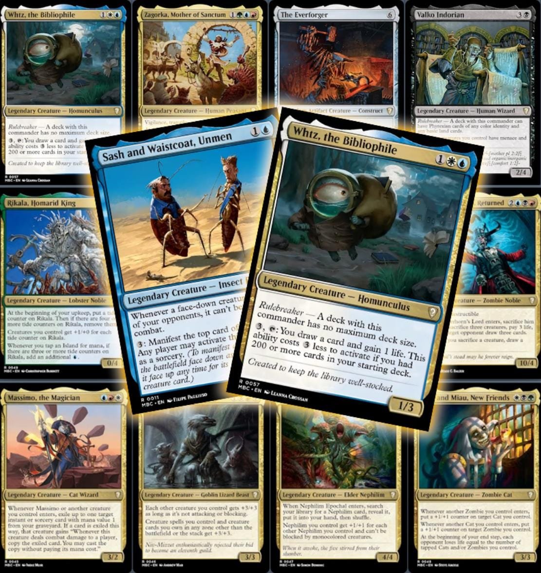 All 80 Mystery Commander Edition Cards (PROXY)