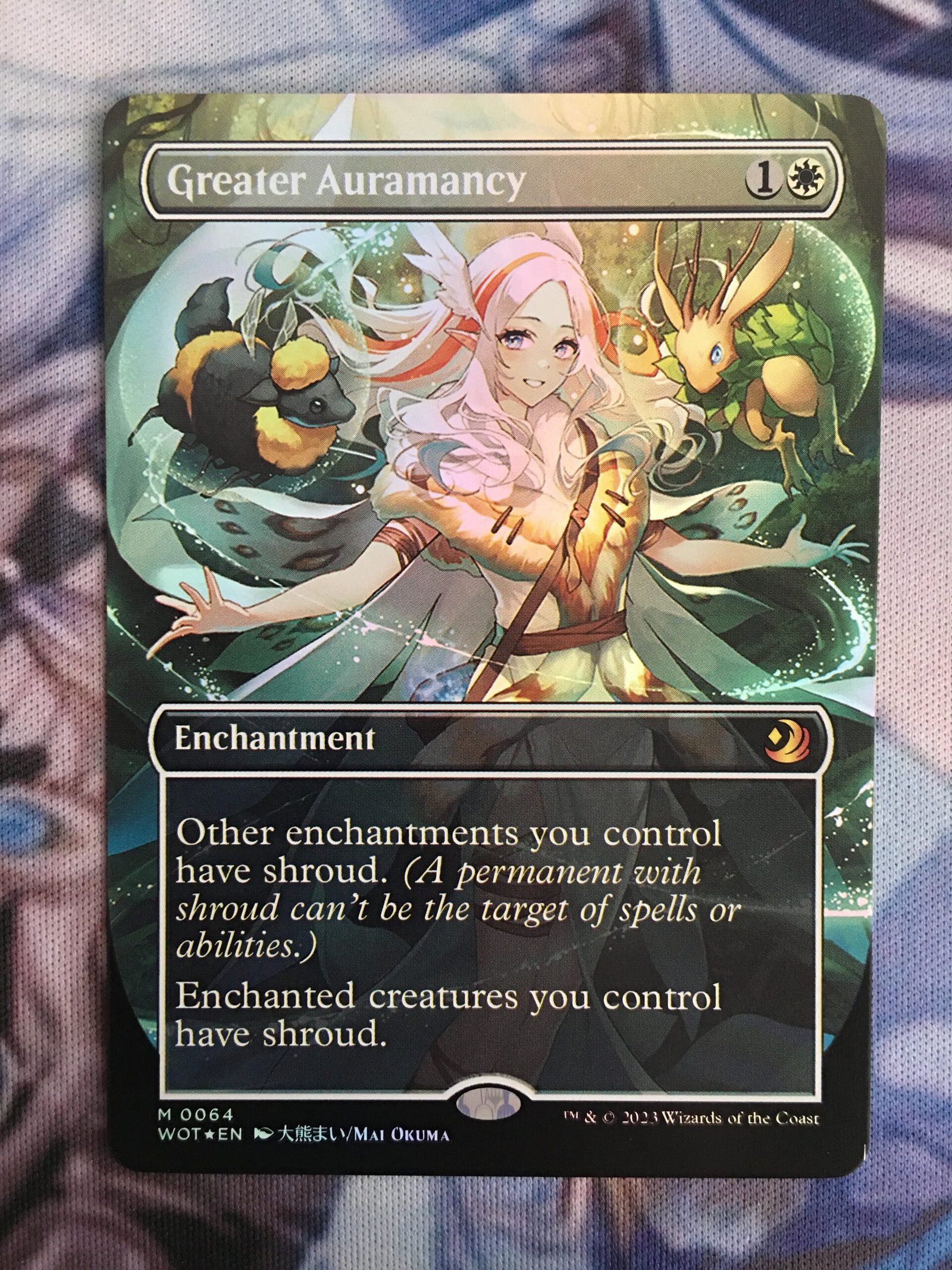 Greater Auramancy WOT Anime Borderless #64 Foil