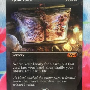 Grim Tutor Box Topper Foil