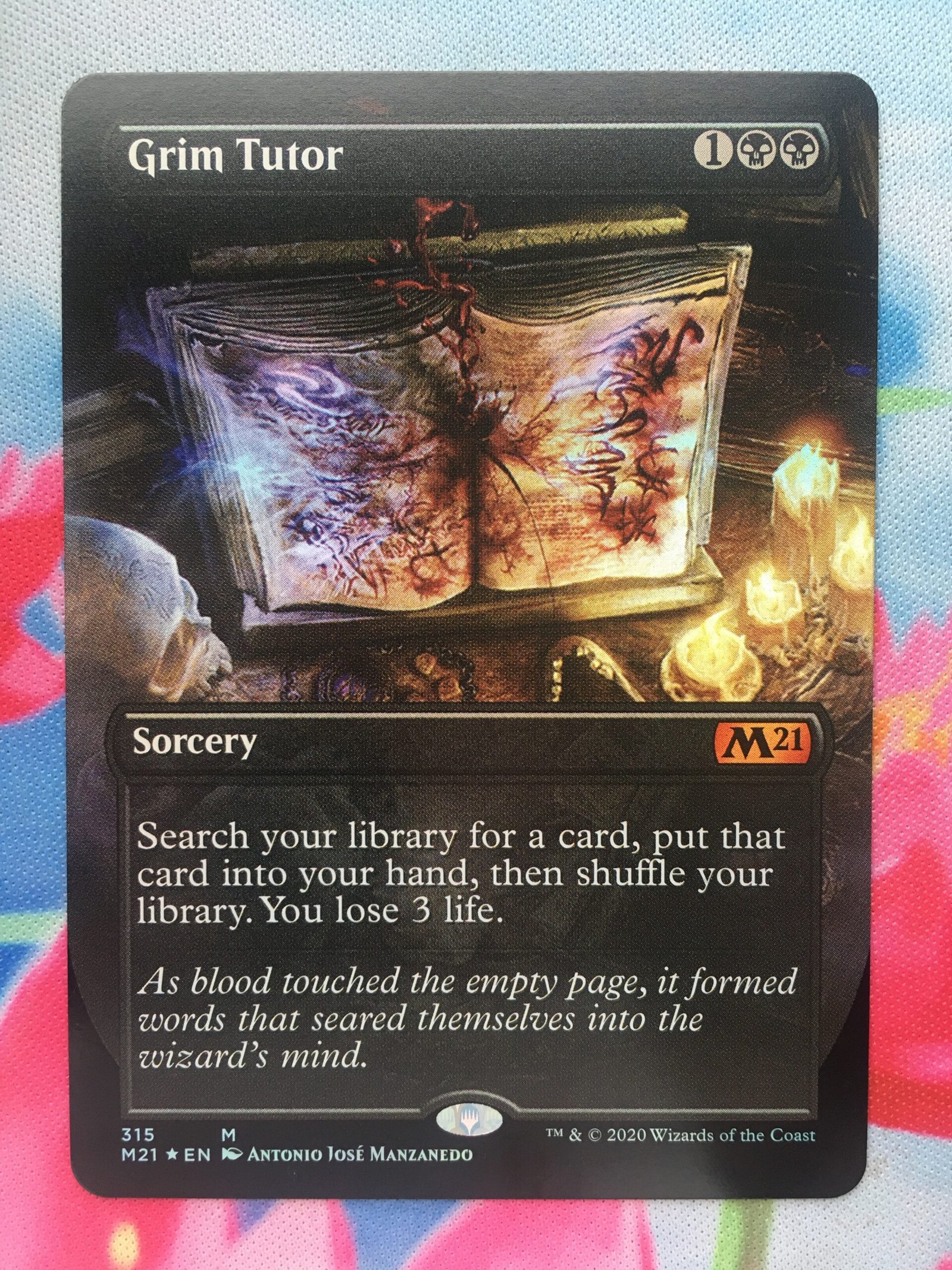 Grim Tutor Box Topper Foil