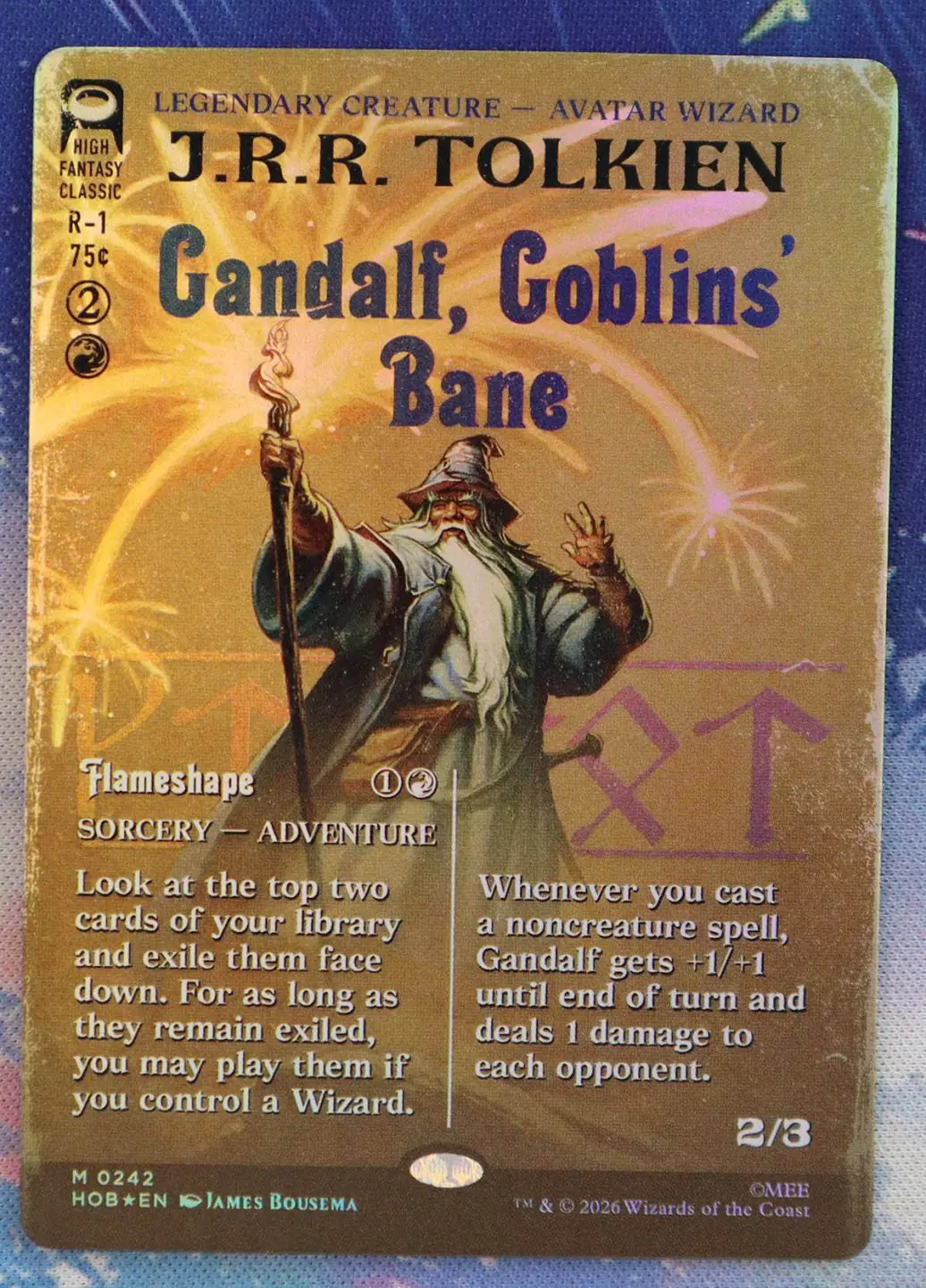 Gandalf, Goblins’ Bane #242 HOB Foil