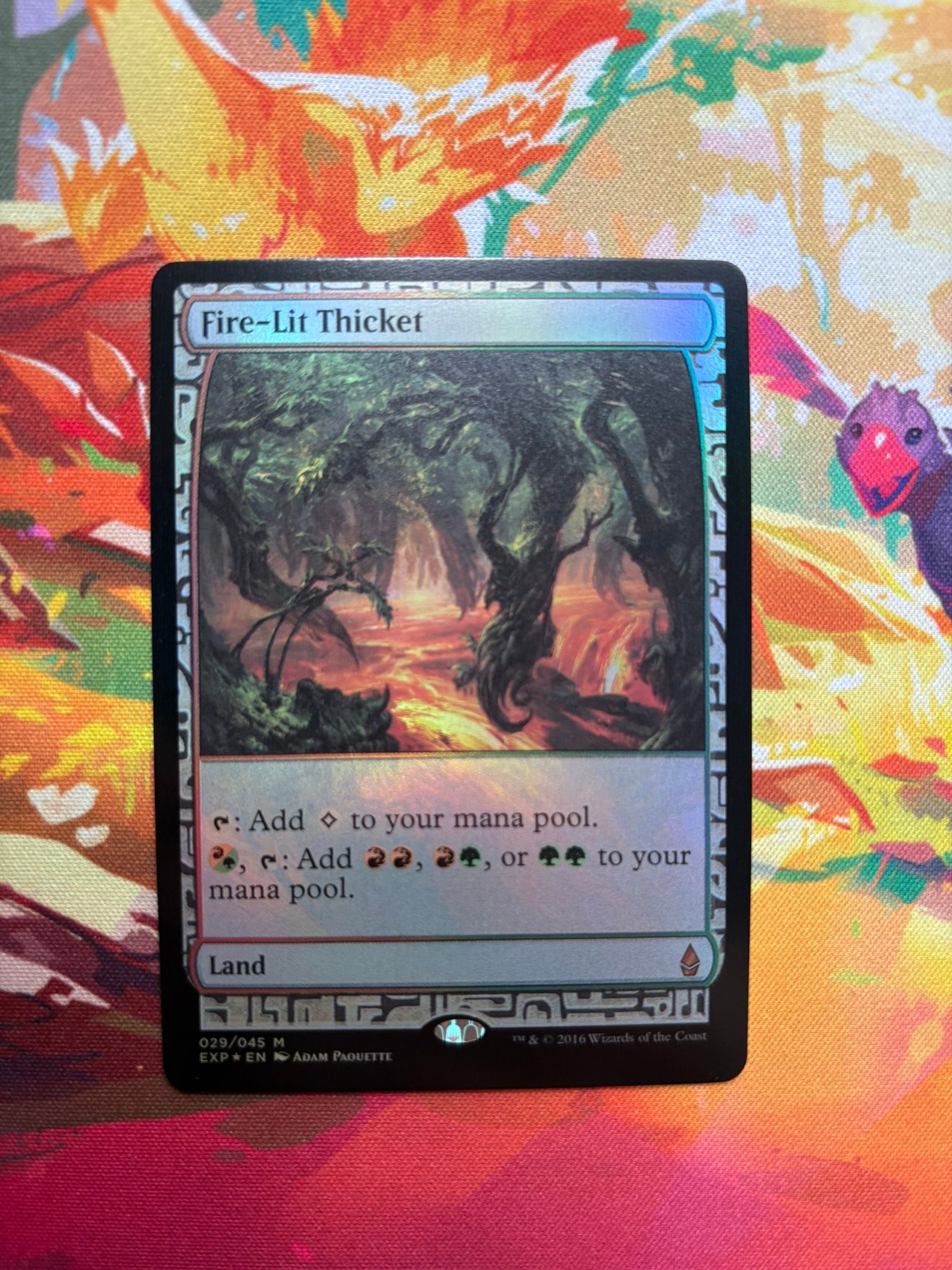 Fire-Lit Thicket EXP FOIL