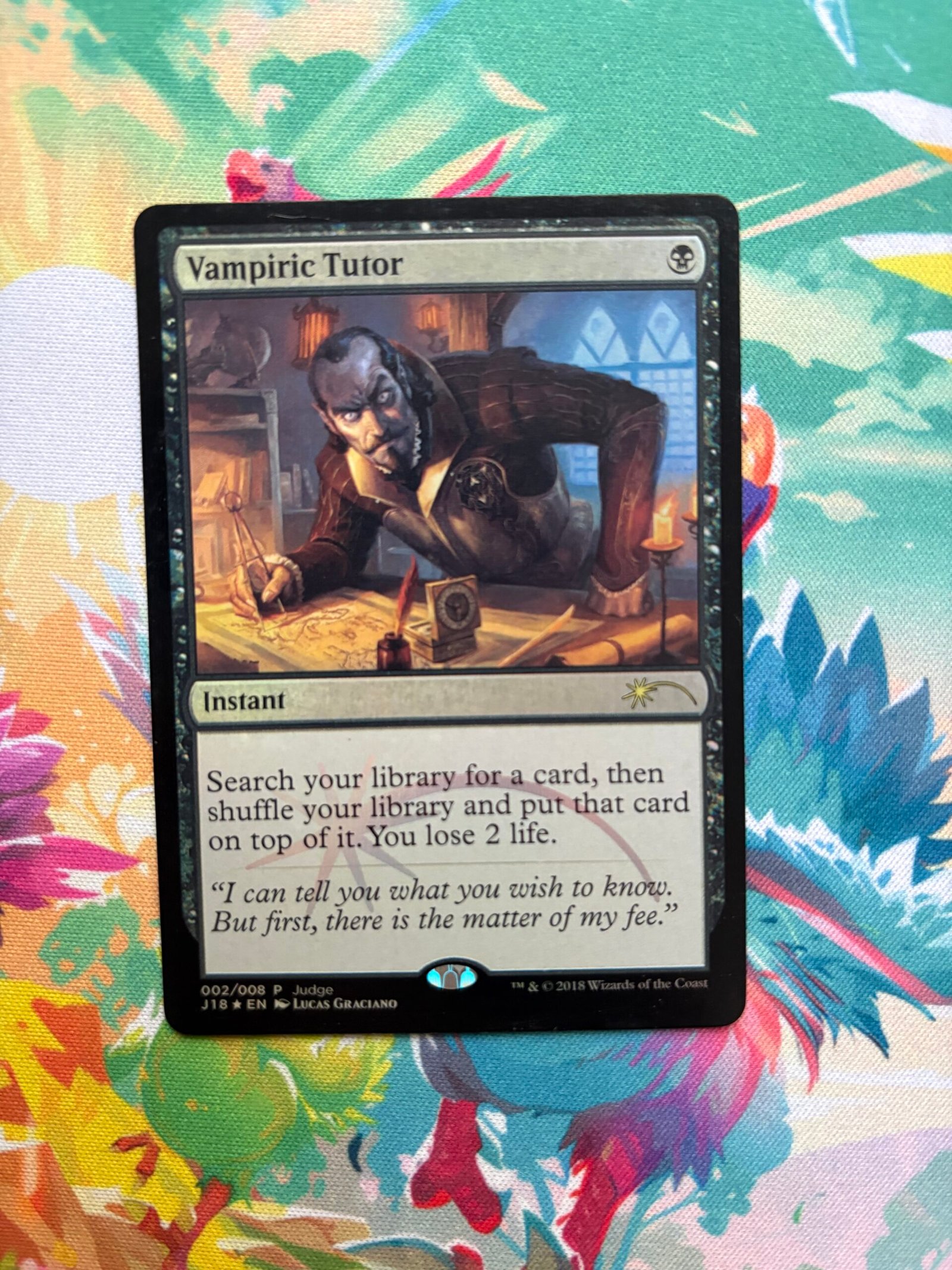 Vampiric Tutor Judge Promos 2018 Foil